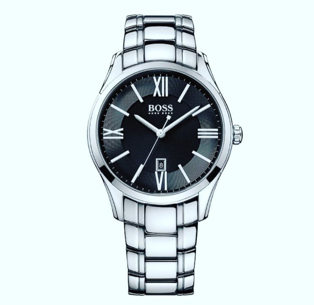 Trendy Silver Color Watch For Men